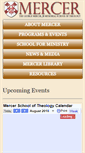 Mobile Screenshot of mercerschool.org