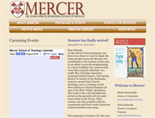 Tablet Screenshot of mercerschool.org